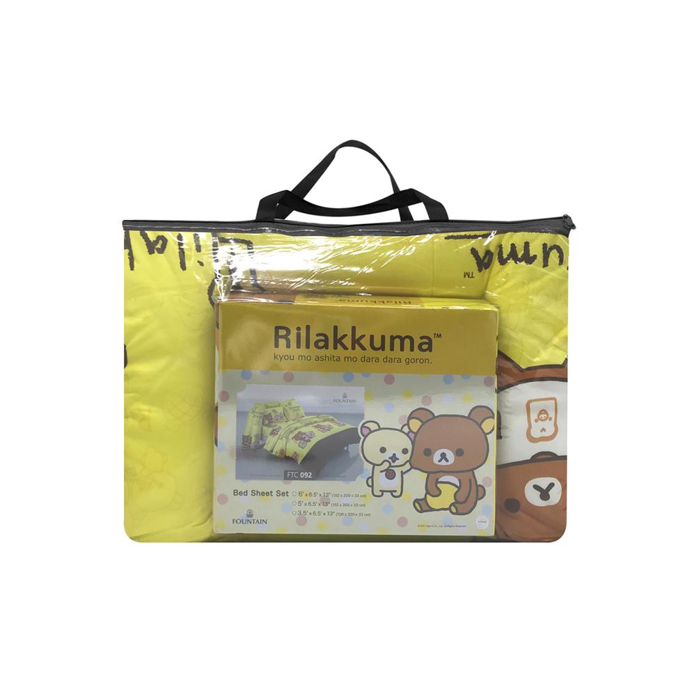 ชุดผ้าปูที่นอน 6 ฟุต 6 ชิ้น FOUNTAIN R.KUMA 70209-FTC092