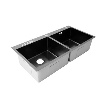 ซิงค์ฝัง 2 หลุม DYNA HOME WD10050TD-BK สีดำ_1