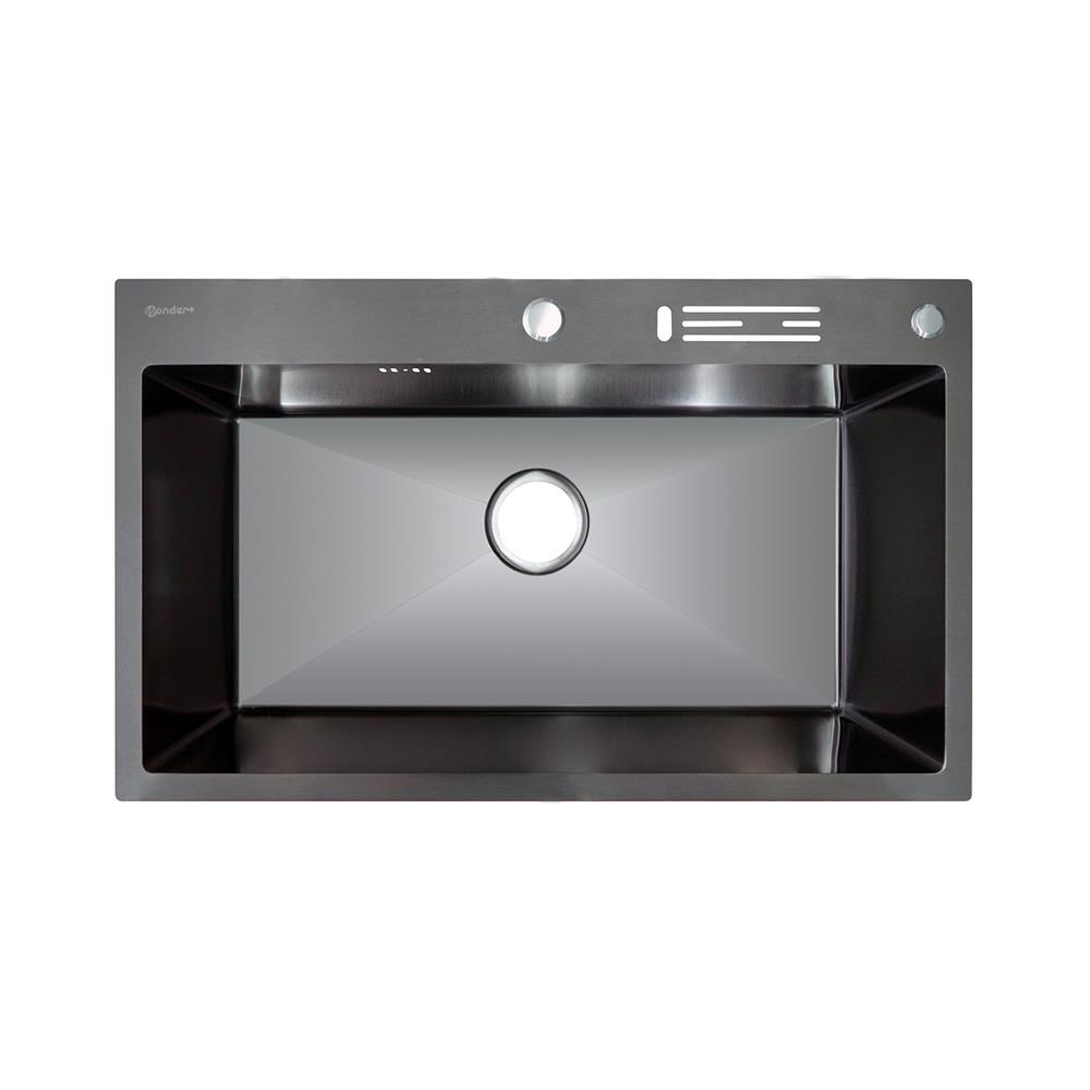 ซิงค์ฝัง 1 หลุม DYNA HOME WD7545TS-BK สีดำ