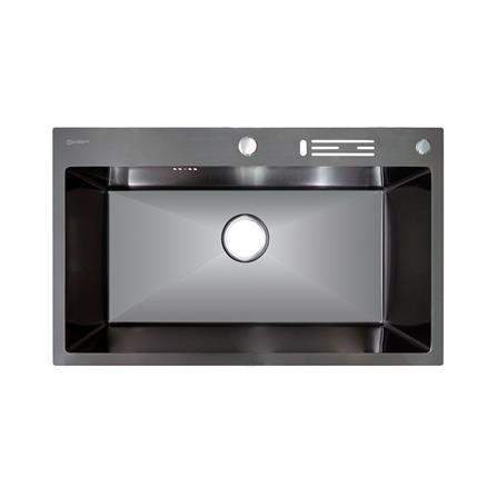 ซิงค์ฝัง 1 หลุม DYNA HOME WD7545TS-BK สีดำ