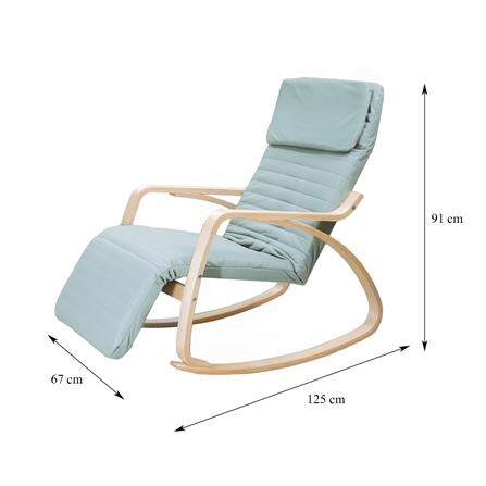 เก้าอี้พักผ่อน FURDINI NICE สีเขียว_9