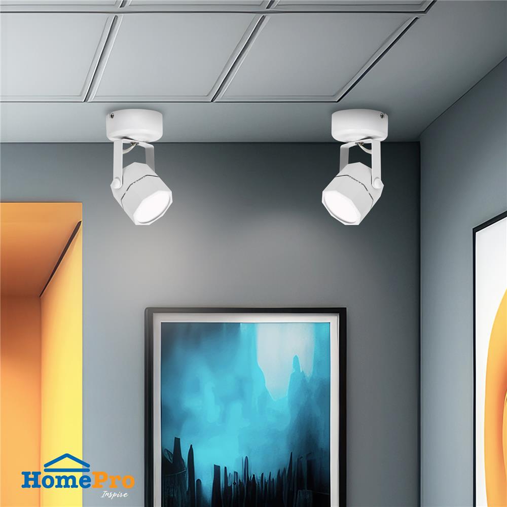 แทรคไลท์ ติดผนัง GU5.3 CARINI CS15SBK สีขาว