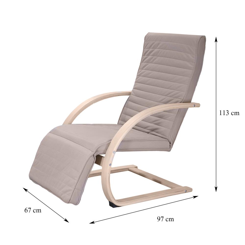 เก้าอี้พักผ่อน FURDINI NEW GEN สีน้ำตาล