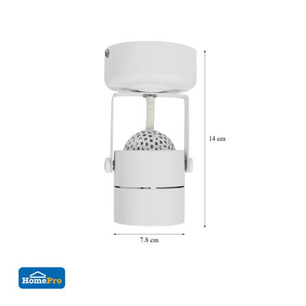 แทรคไลท์ ติดผนัง GU5.3 CARINI CS13SWH สีขาว_6