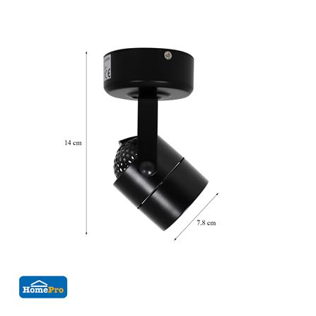 แทรคไลท์ ติดผนัง GU5.3 CARINI CS13SBK สีดำ_6