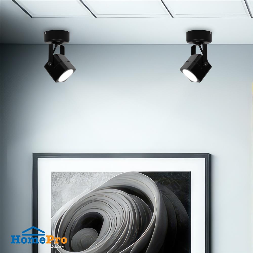 แทรคไลท์ ติดผนัง GU5.3 CARINI CS14SBK สีดำ