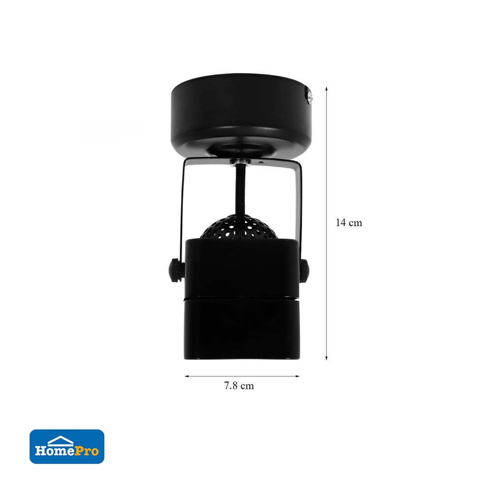 แทรคไลท์ ติดผนัง GU5.3 CARINI CS14SBK สีดำ