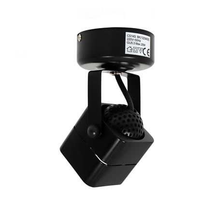 แทรคไลท์ ติดผนัง GU5.3 CARINI CS14SBK สีดำ_2