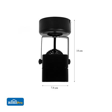 แทรคไลท์ ติดผนัง GU5.3 CARINI CS14SBK สีดำ_6