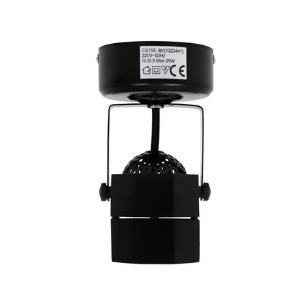 แทรคไลท์ ติดผนัง GU5.3 CARINI CS15SBK สีดำ_1