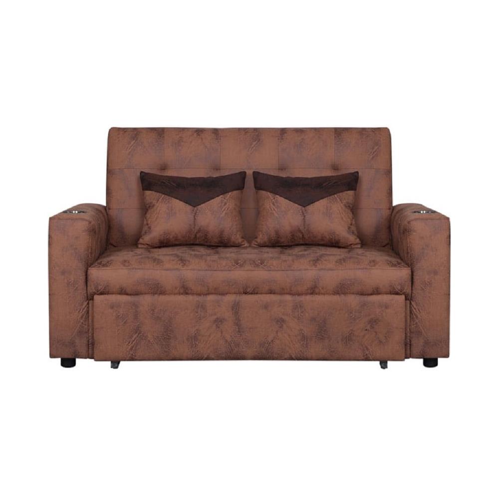 โซฟาเบด AS FURNITURE CHARLOTTE LBWU12 PU สีน้ำตาลอ่อน