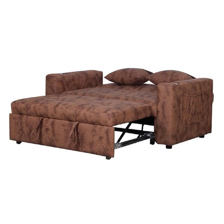 โซฟาเบด AS FURNITURE CHARLOTTE LBWU12 PU สีน้ำตาลอ่อน_3