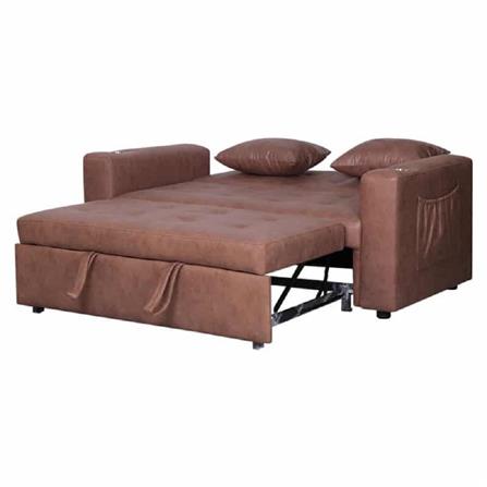 โซฟาเบด AS FURNITURE CHARLOTTE LBWU43 PU สีน้ำตาลอ่อน_2