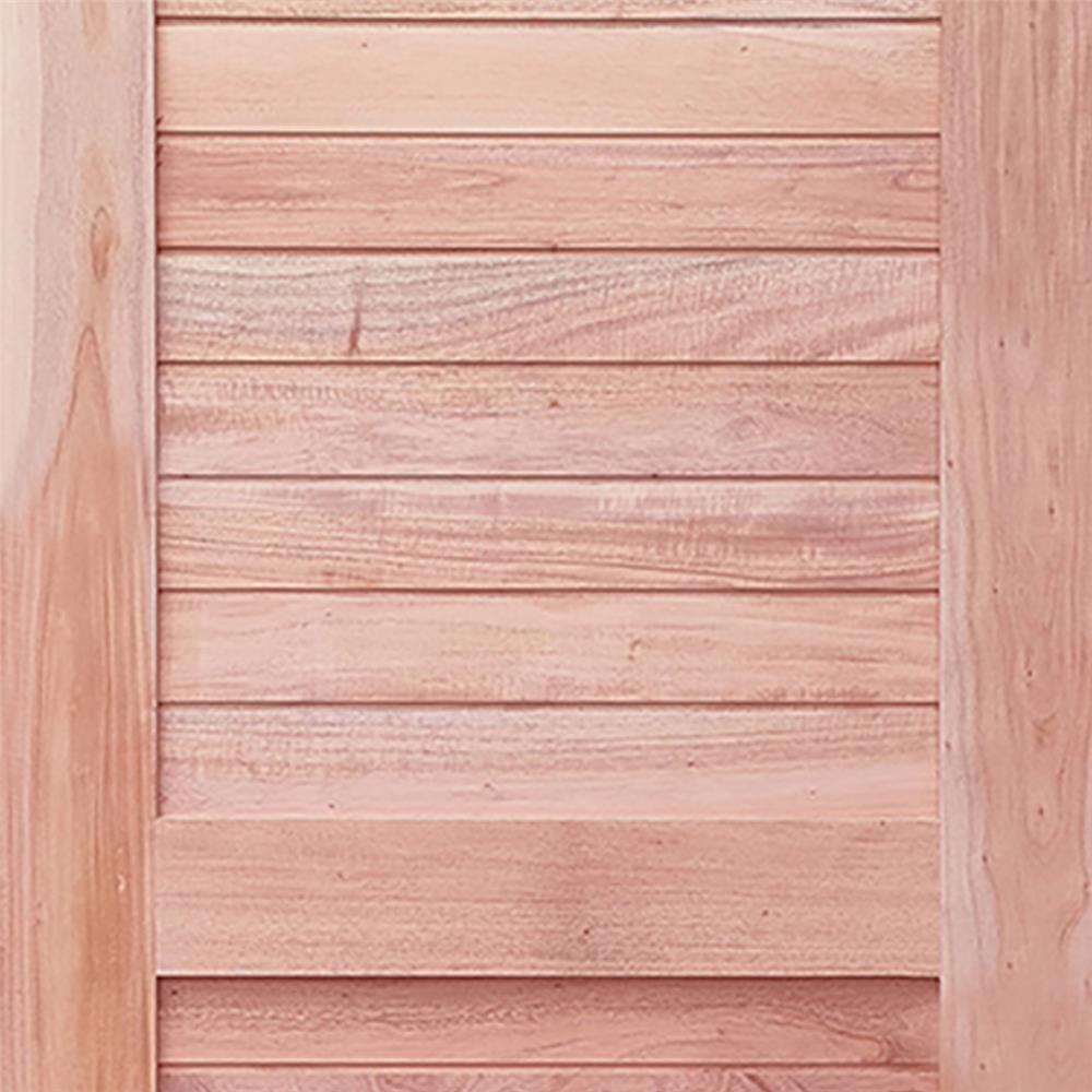 ประตูไม้ดูริโอ MODERN DOORS CE-22 ลวดลาย 80X200 ซม. สีธรรมชาติ ไม่เจาะลูกบิด