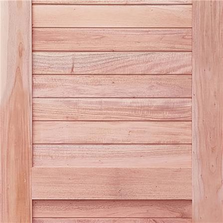 ประตูไม้ดูริโอ MODERN DOORS CE-22 ลวดลาย 80X200 ซม. สีธรรมชาติ ไม่เจาะลูกบิด_1