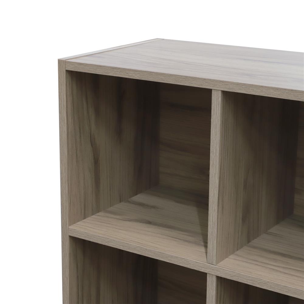 ตู้บานผสม 6 ช่อง ME LIVING AYA สีโอ๊ควู้ด/เทา