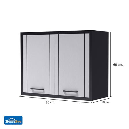 ตู้แขวนคู่ CABIN HARVIN 86x66 ซม. สีเทา_5