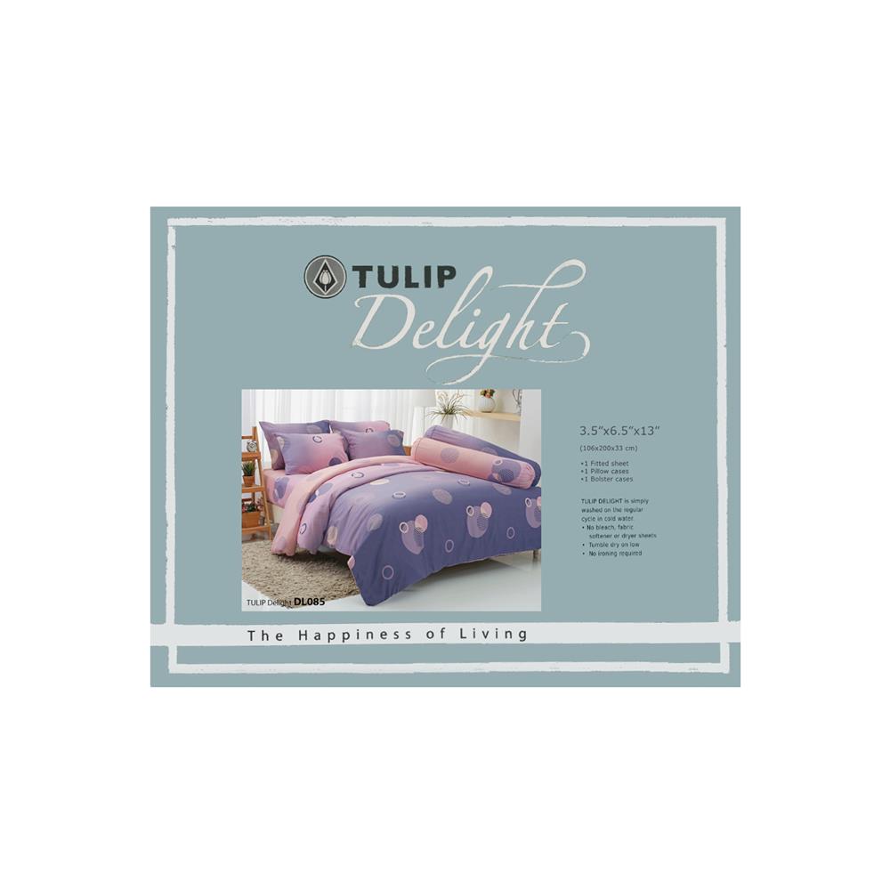 ชุดผ้าปูที่นอน 3.5 ฟุต 3 ชิ้น TULIP DELIGHT 60014-DL085