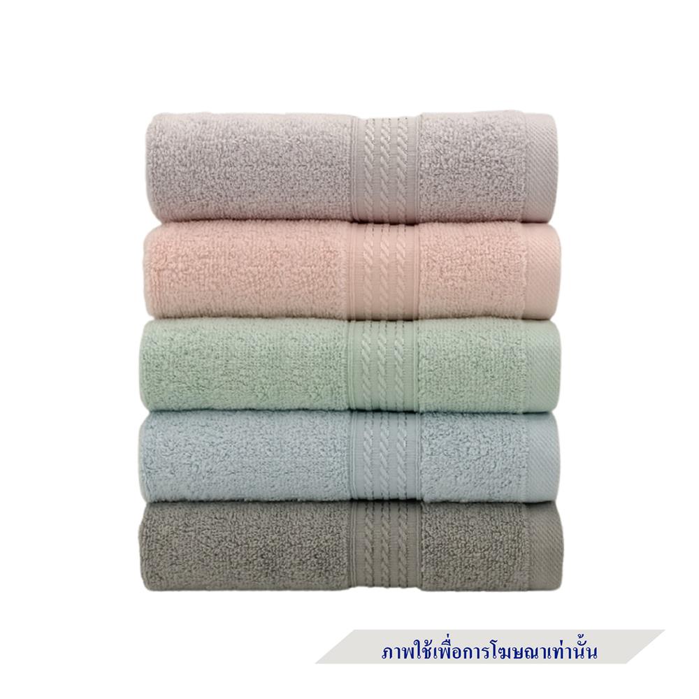 ผ้าขนหนู SANTAS AERTEX GLISTEN 27X54 นิ้ว สี WATER