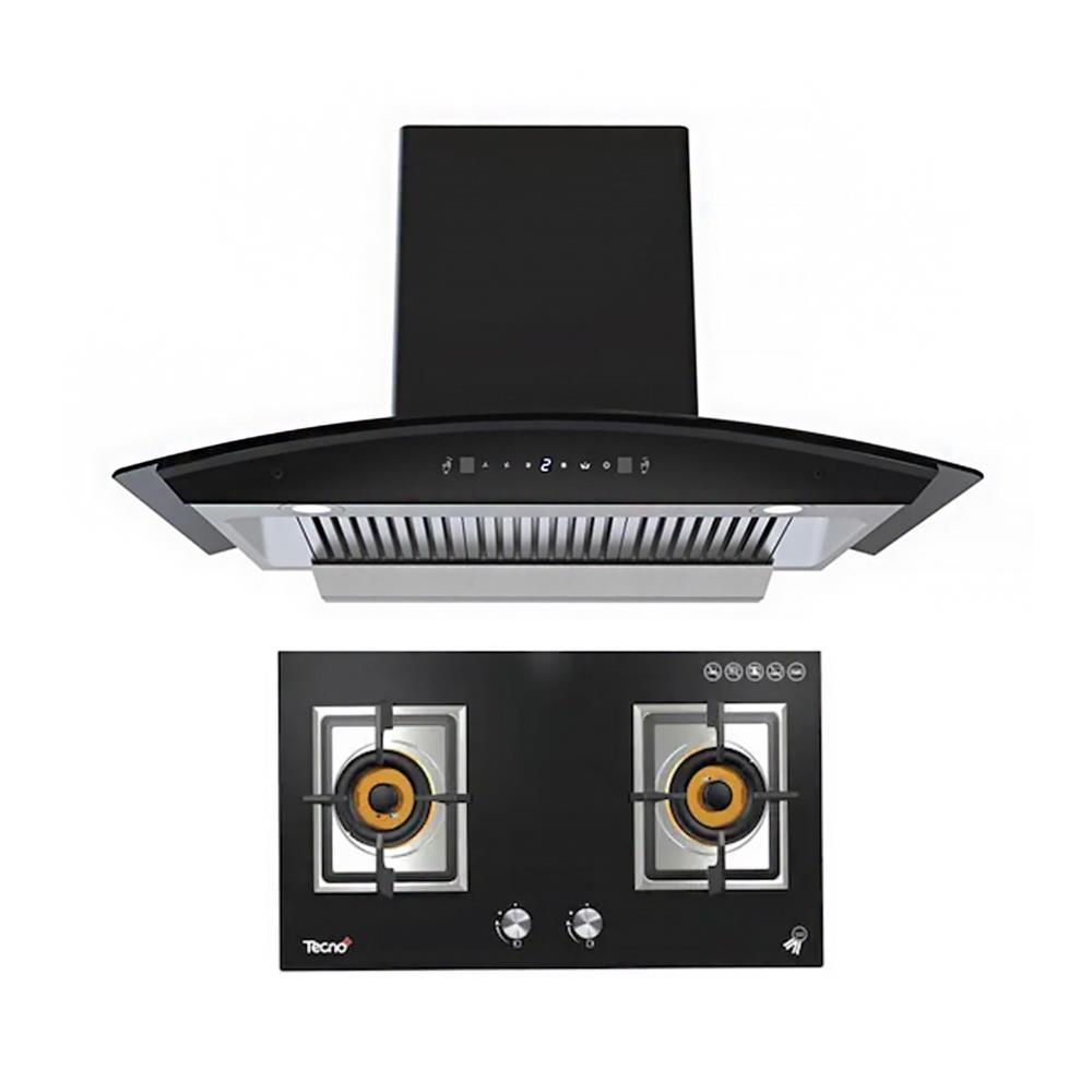 เตาฝัง+เครื่องดูดควัน TECNOPLUS SET HD 90MA/B+HB2079GB