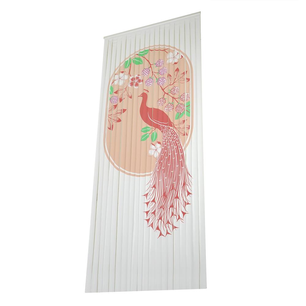 มู่ลี่ PVC HOME LIVING STYLE นกยูง 80X200 ซม. สีชมพู