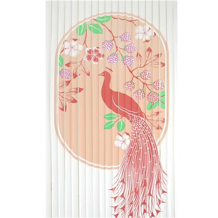 มู่ลี่ PVC HOME LIVING STYLE นกยูง 80X200 ซม. สีชมพู_1