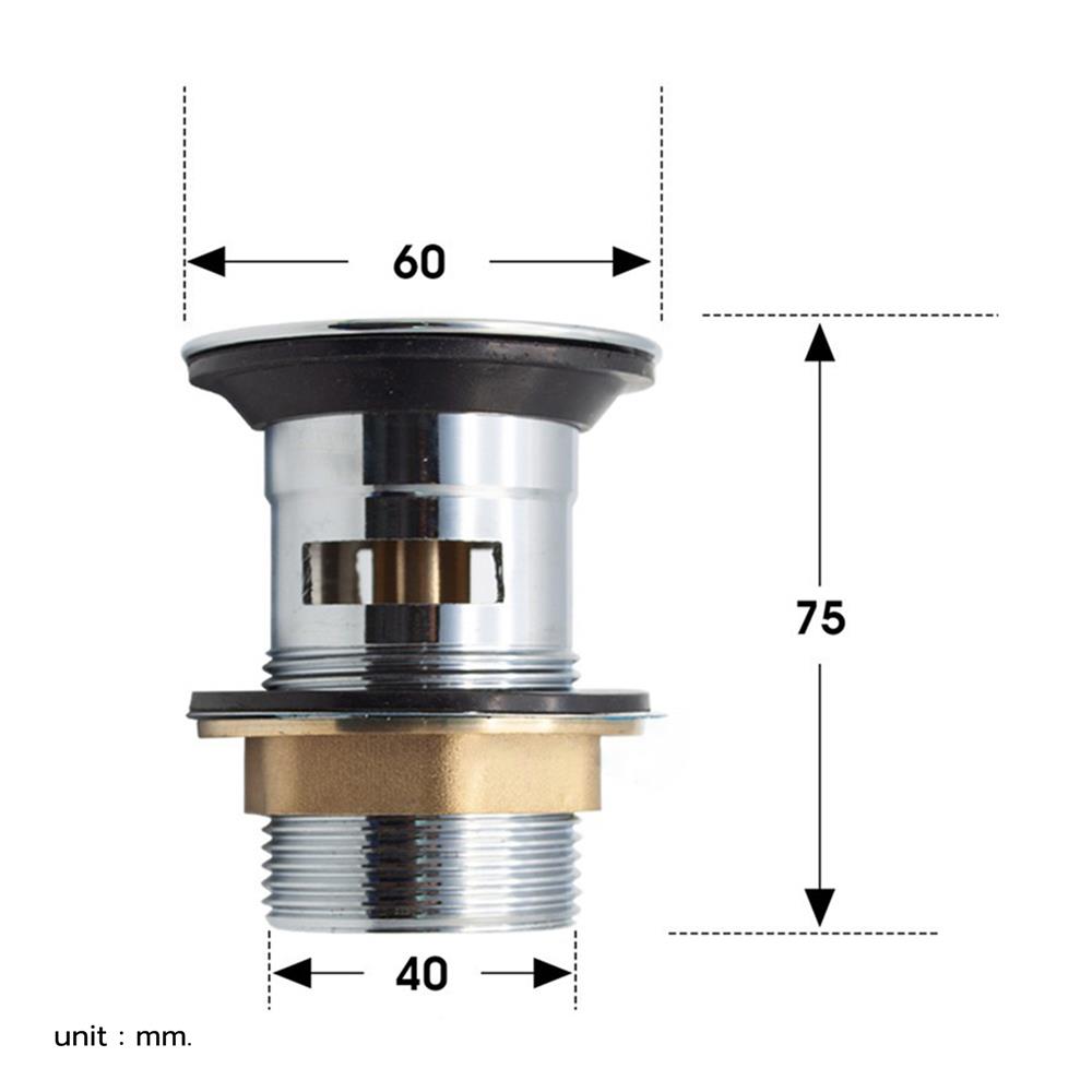 สะดืออ่างล้างหน้าแบบกด FENIX GL-5414