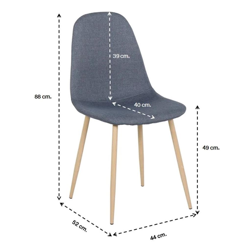เก้าอี้ทานข้าว SB FURNITURE LASTA B สีน้ำเงินเข้ม