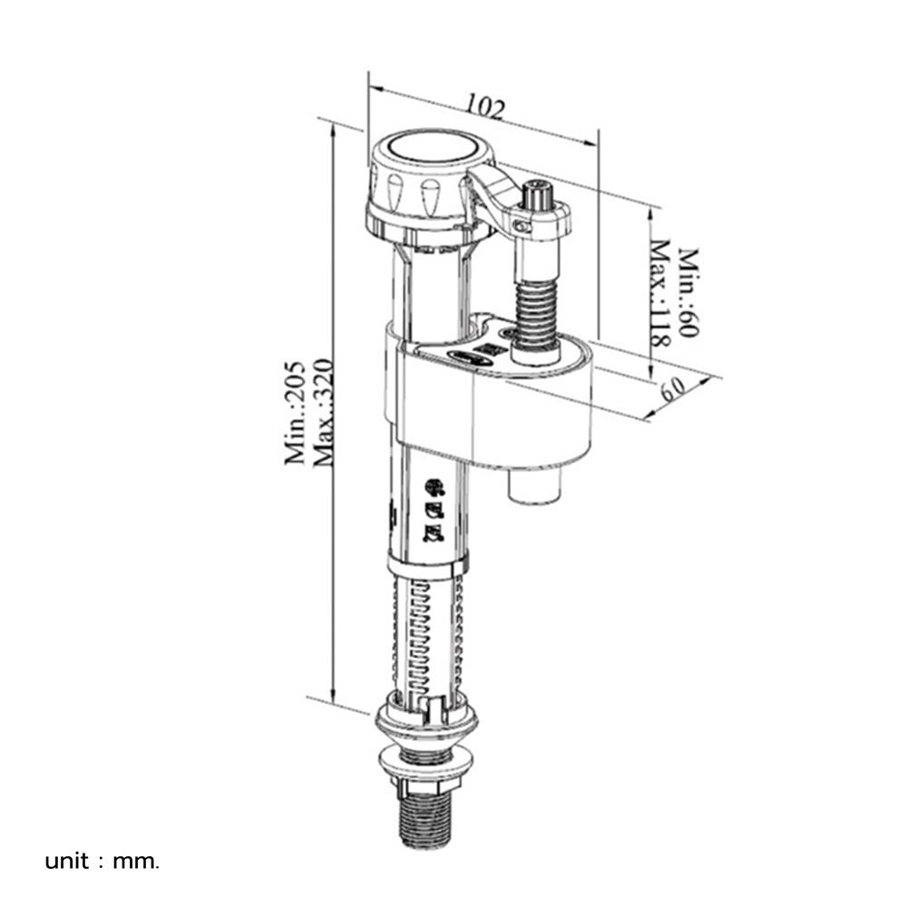 วาล์วน้ำเข้า DONMARK GL-2148
