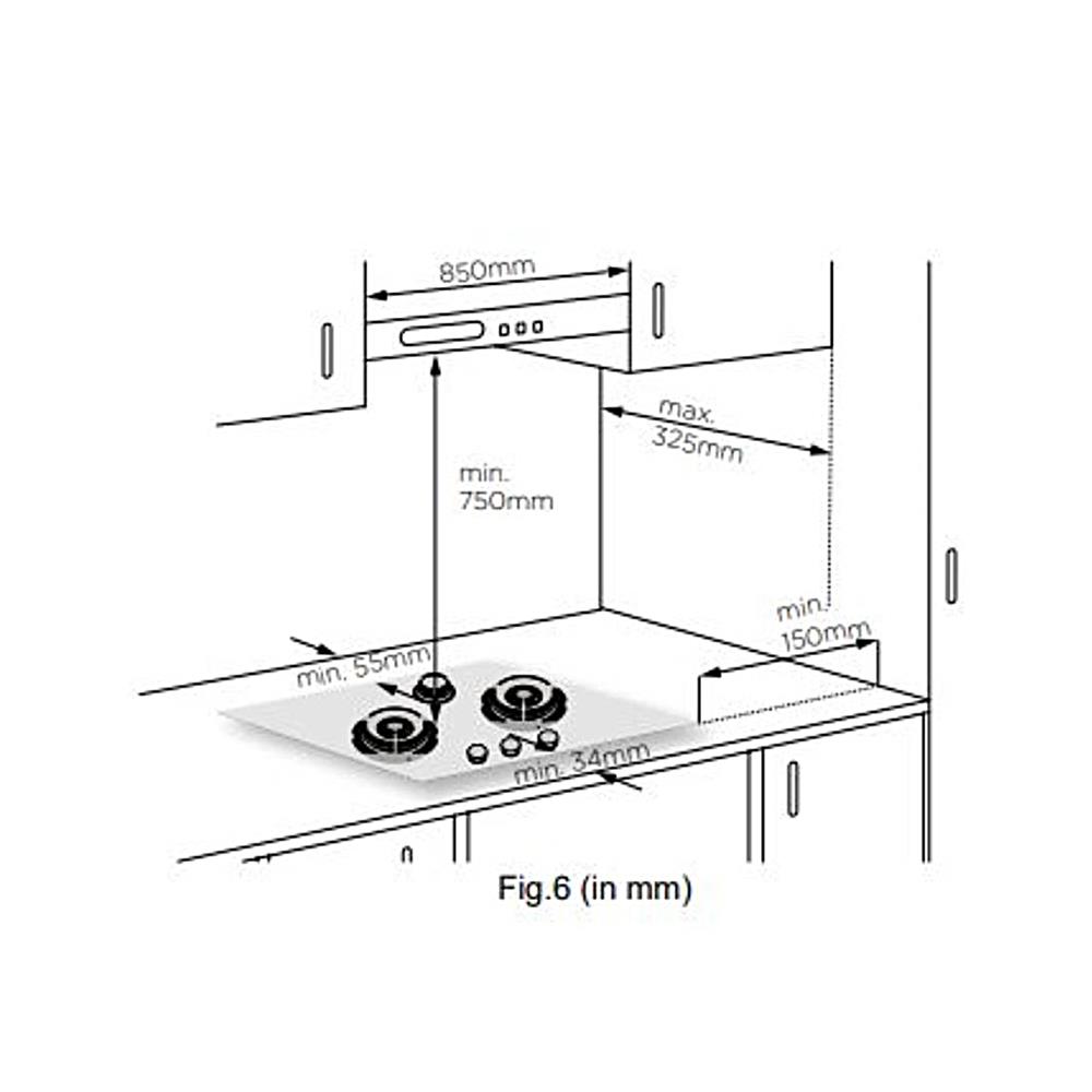 เตาฝังแก๊ส ELECTROLUX EHG9361BC 90 ซม.