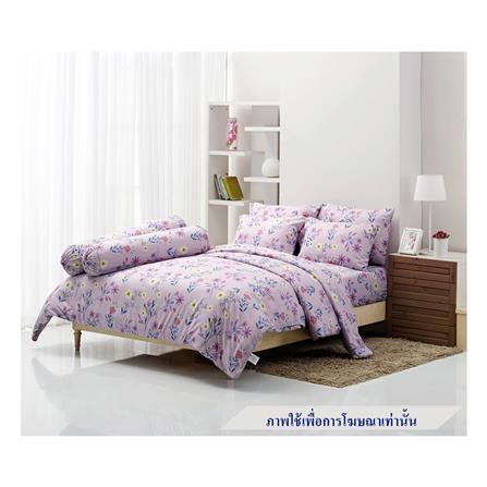ชุดผ้าปูที่นอน 6 ฟุต 5 ชิ้น TULIP DELIGHT 60012-DL090