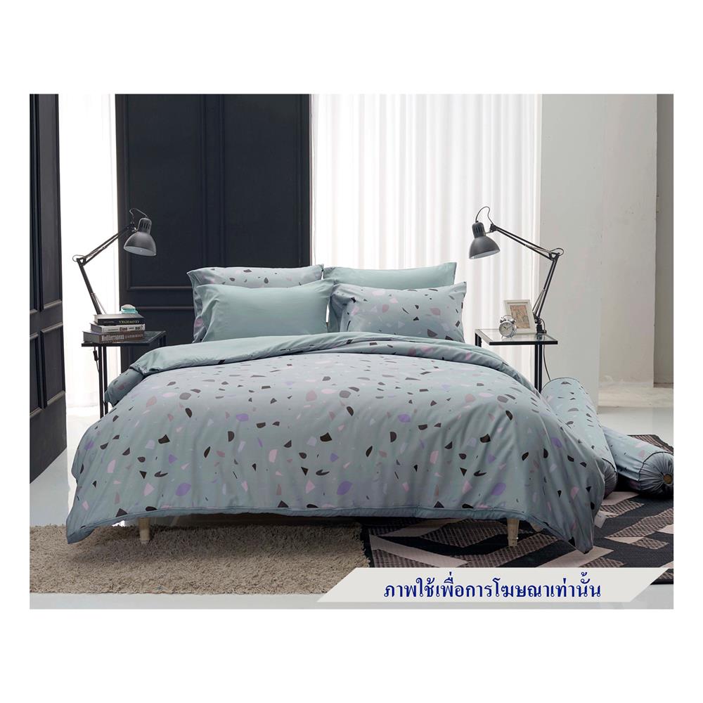 ชุดผ้าปูที่นอน 6 ฟุต 5 ชิ้น TULIP DELIGHT 60012-DL081