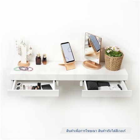 หิ้งพระติดผนัง 2 ลิ้นชัก FASTTECT SD2-2409-P สีเวงเก้_2