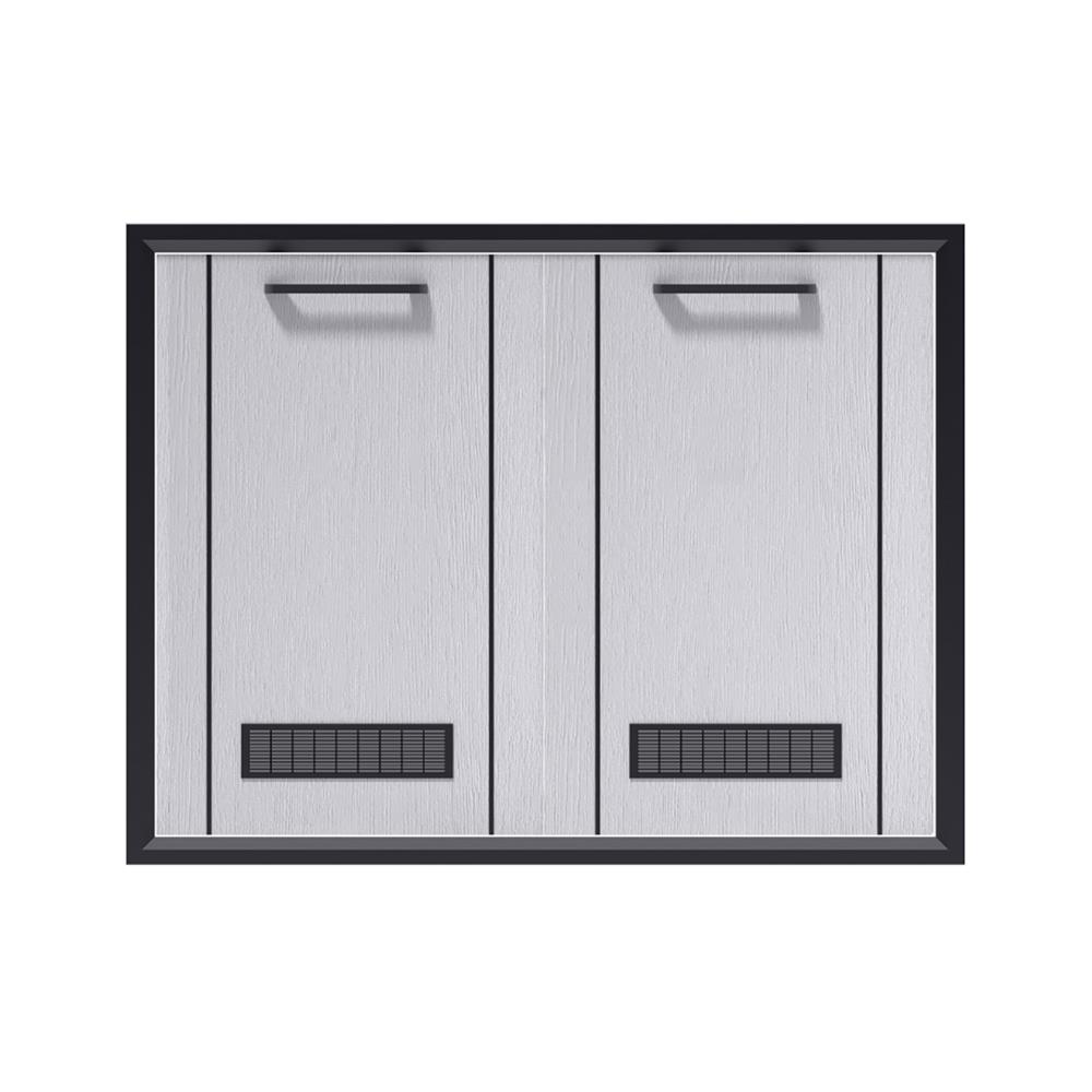 บานซิงค์คู่ CABIN HARVIN 84x64 ซม. สีเทา