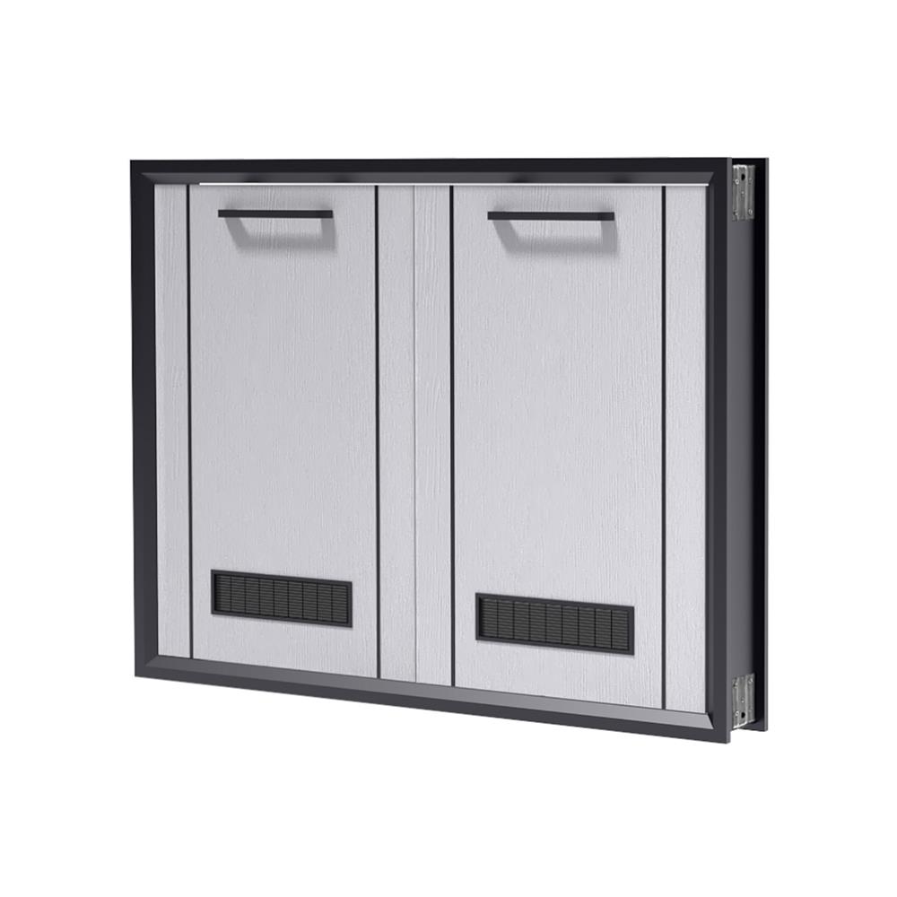 บานซิงค์คู่ CABIN HARVIN 84x64 ซม. สีเทา