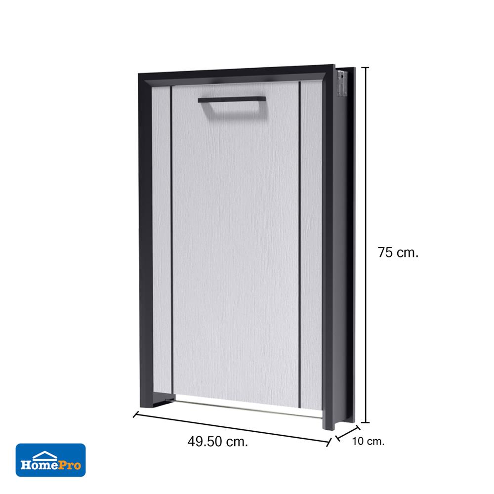 บานถังแก๊ส CABIN HARVIN 49.5x75 ซม. สีเทา