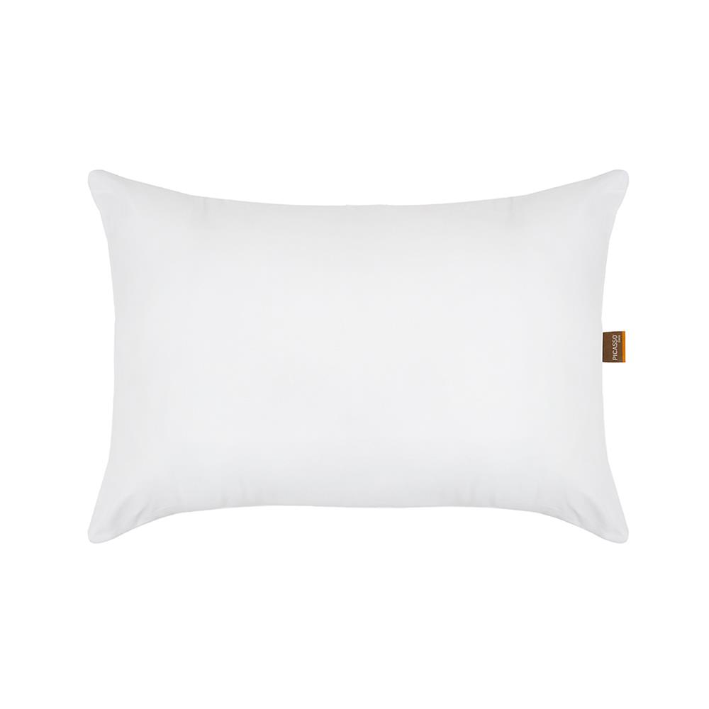 หมอนหนุน ใยสังเคราะห์ PICASSO SMILE SLEEPING ON BACK 18x28 นิ้ว สีขาว