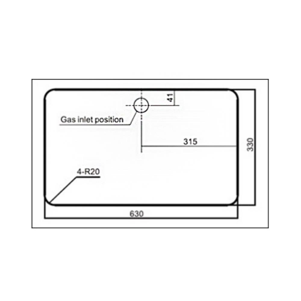 เตาฝัง+เครื่องดูดควัน ELECTROLUX EHG723BA+ECT9623X
