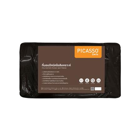 ที่นอนปิกนิก PICASSO SMILE 105x180 ซม. สีน้ำตาล_4