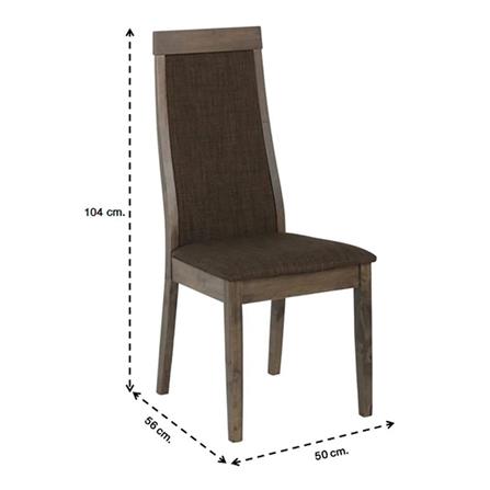 เก้าอี้ทานข้าว SB FURNITURE IRVIN สีน้ำตาลเข้ม_4