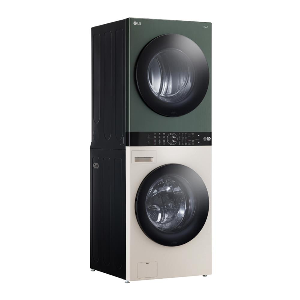 ตู้ซักผ้าและอบผ้า LG WT2116SHEG 21/16 กก. 1000RPM HEAT PUMP อินเวอร์เตอร์ สีเขียวเบจ