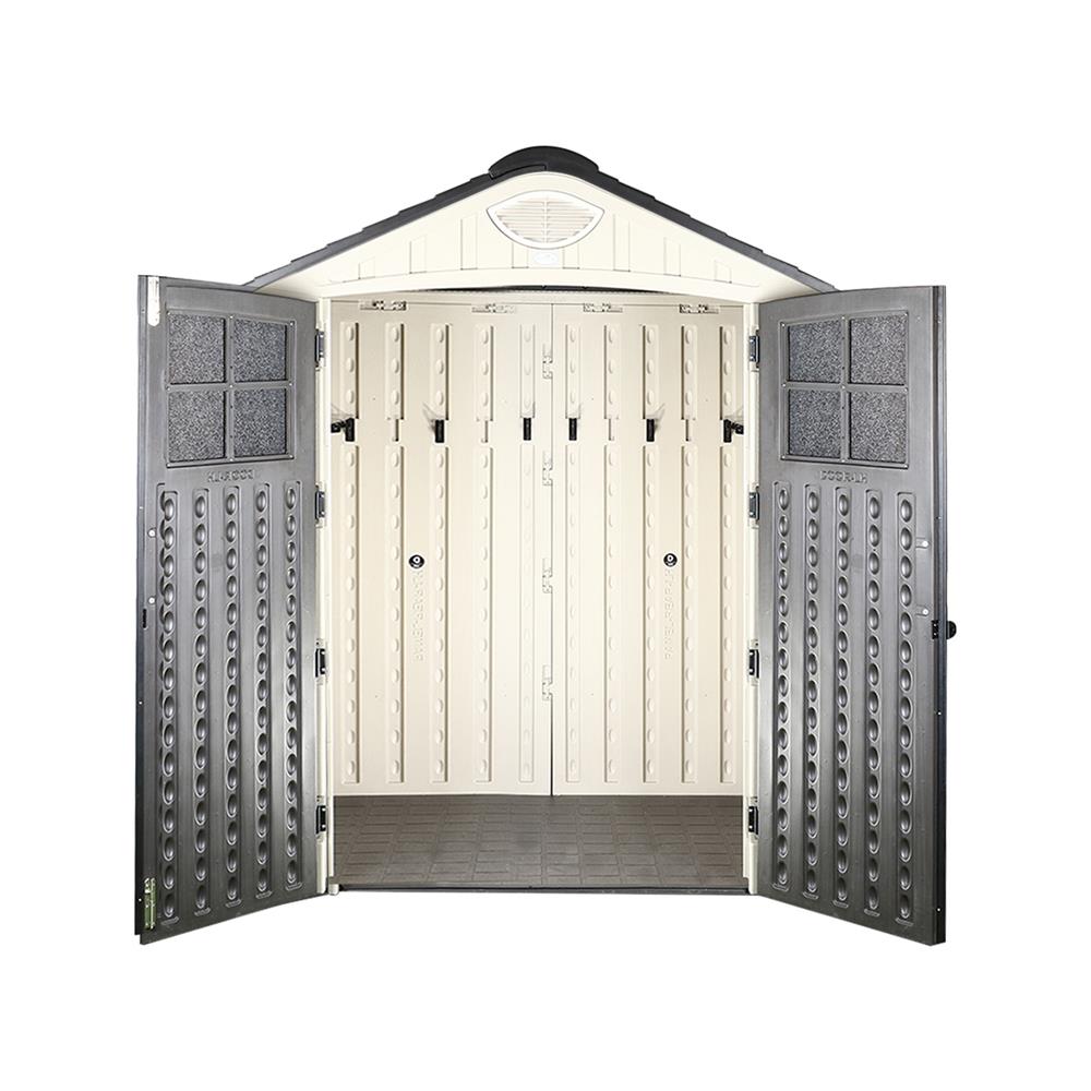 บ้านเก็บของประตูทึบ SPRING EVEREST SOLAR LAMP 197x129 ซม.