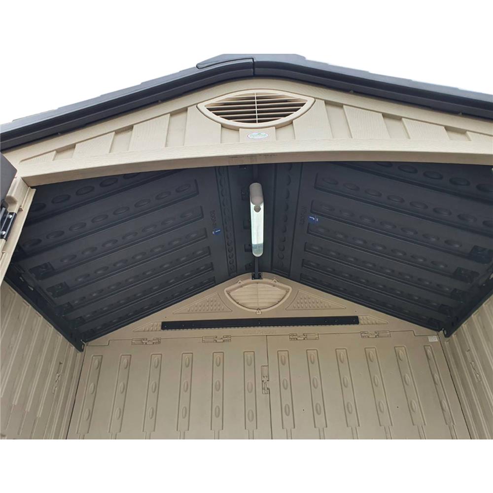 บ้านเก็บของประตูใส SPRING EVEREST SOLAR LAMP 197x129 ซม.