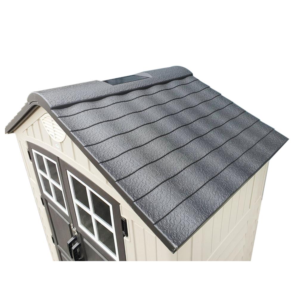 บ้านเก็บของประตูใส SPRING EVEREST SOLAR LAMP 197x129 ซม.