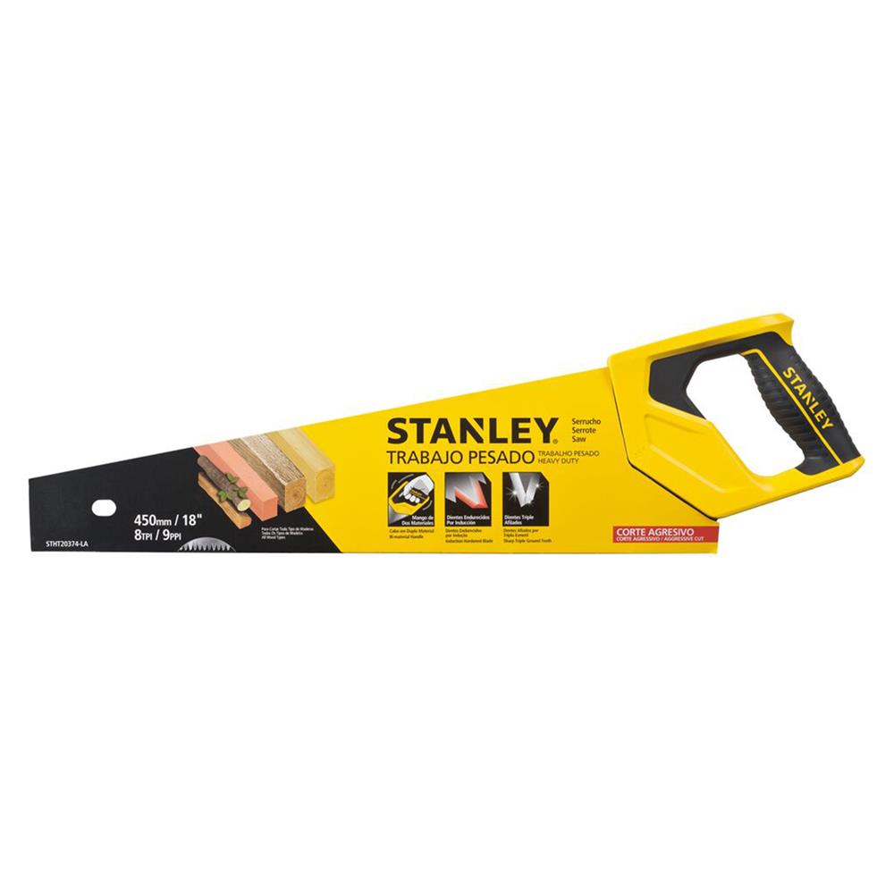เลื่อยลันดา STANLEY HEAVYDUTY 18T 18 นิ้ว