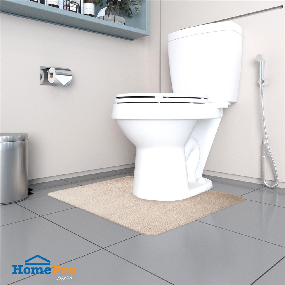 พรมห้องน้ำ HOME LIVING STYLE GLAM สีครีม