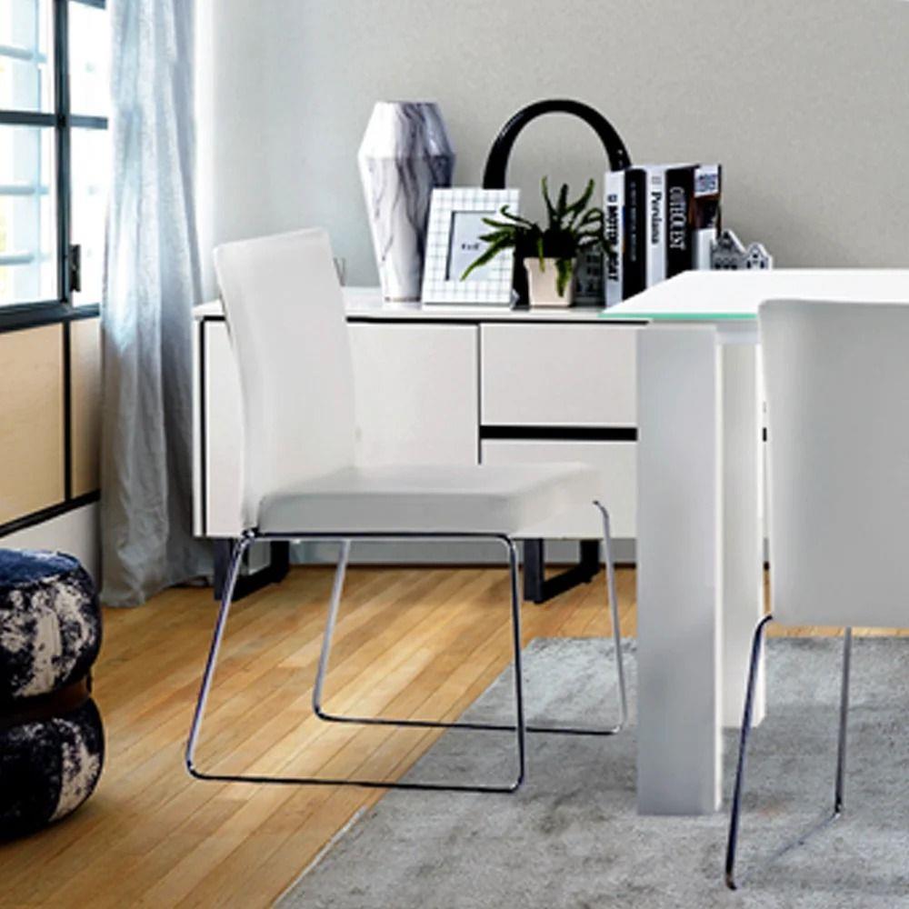 เก้าอี้ทานข้าว SB FURNITURE MOTTO 2 SL G-25 สีขาว