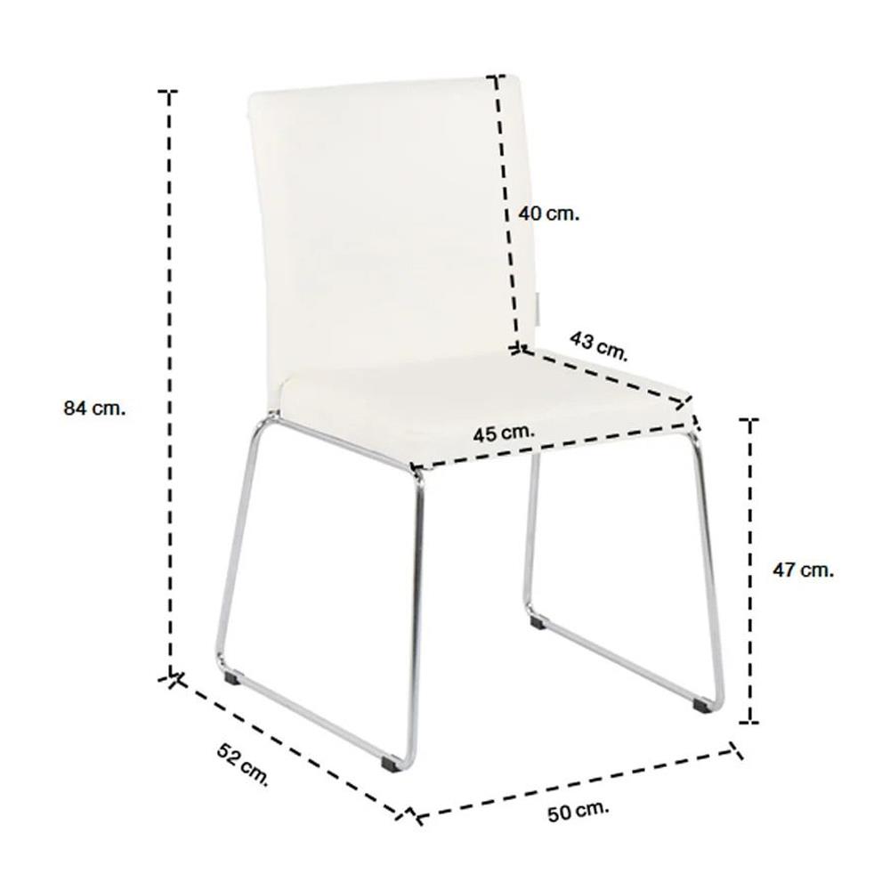 เก้าอี้ทานข้าว SB FURNITURE MOTTO 2 SL G-25 สีขาว