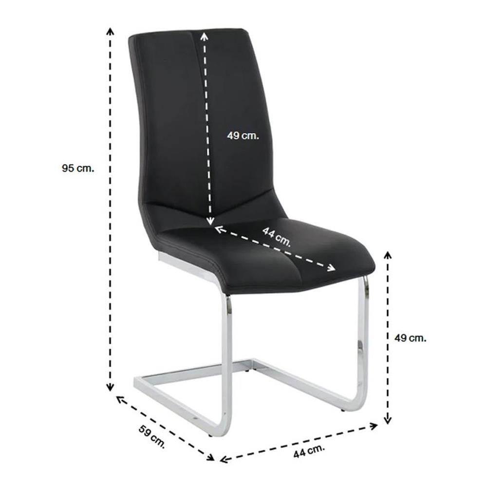 เก้าอี้ทานข้าว SB FURNITURE YAONI สีดำ