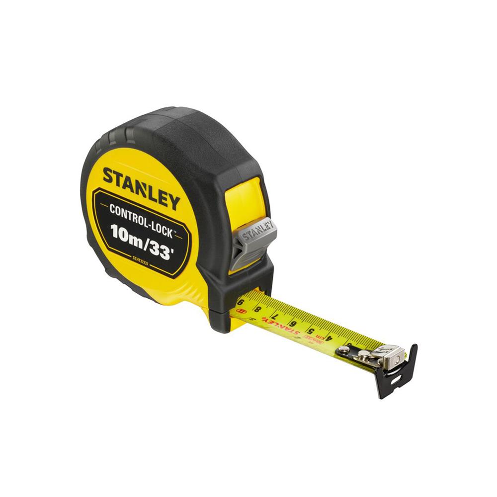 ตลับเมตรหุ้มยาง พร้อมตัวล็อก STANLEY 10 ม.